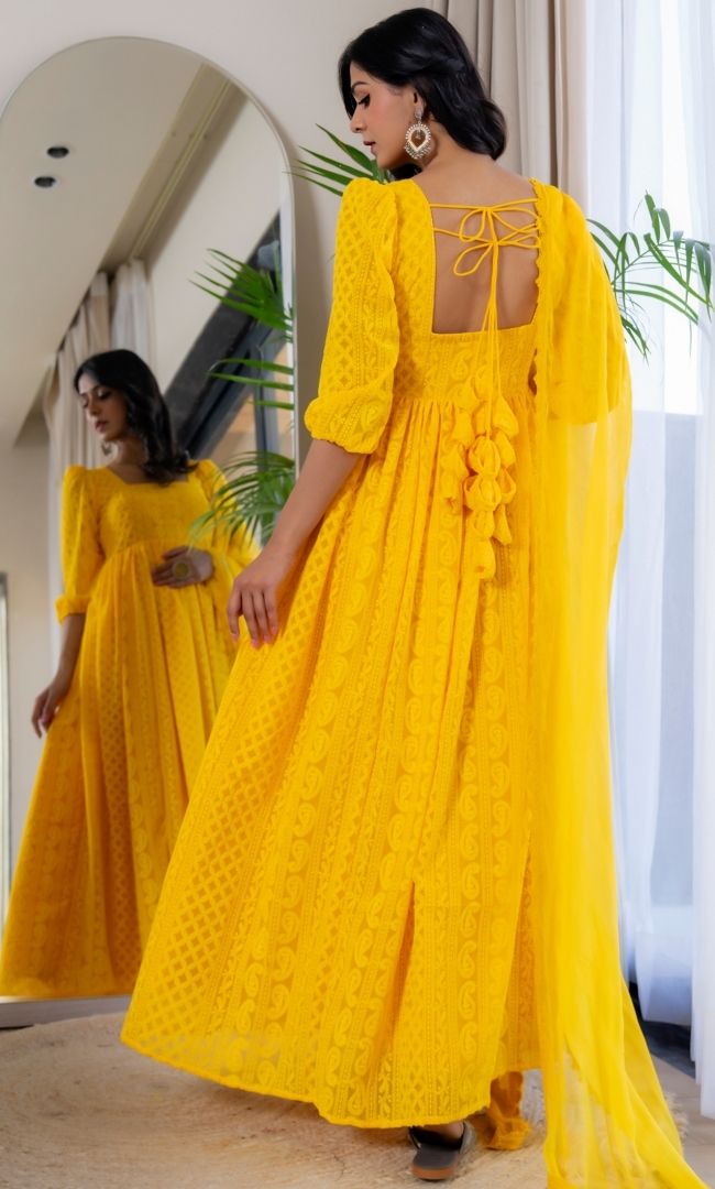 Noor-E-Yellow Anarkali