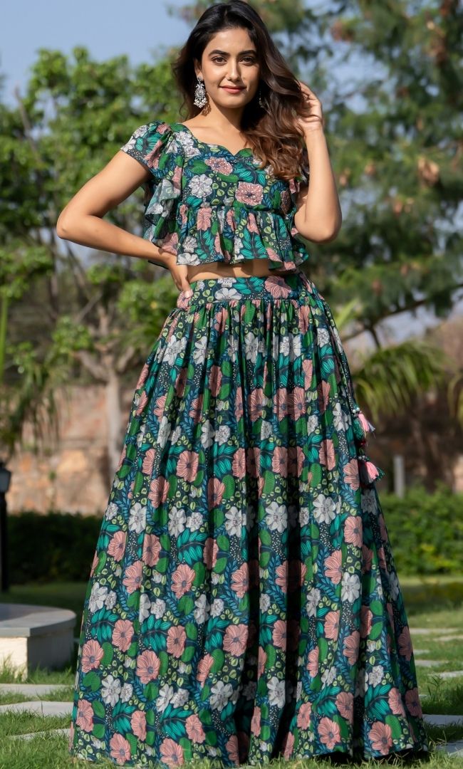 Diva Floral Skirt Set