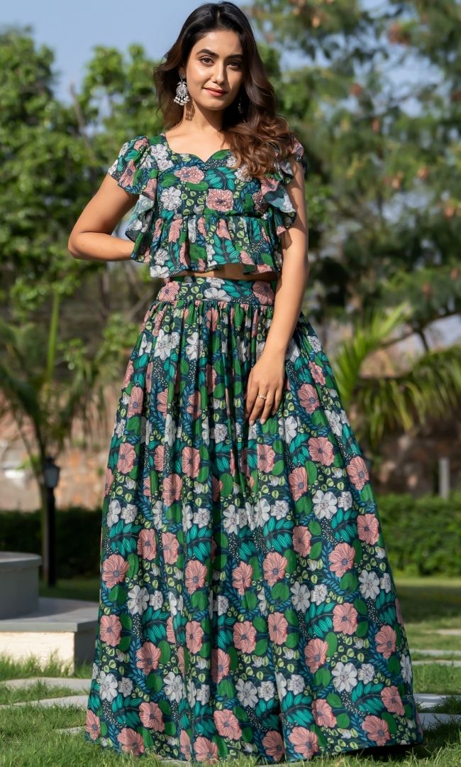 Diva Floral Skirt Set