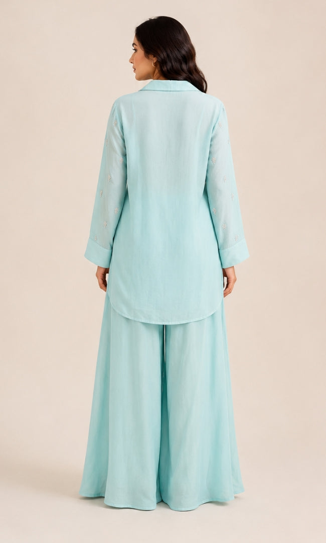Aqua Blue Co-ord Set