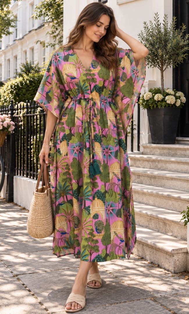 Botanical Paradise Midi Dress