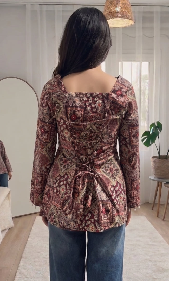 Rustica Square Neck Kurti
