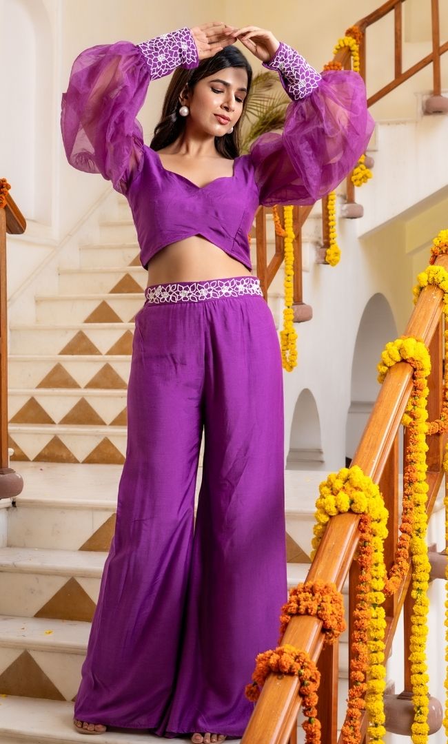 Iris Purple Co-ord Set