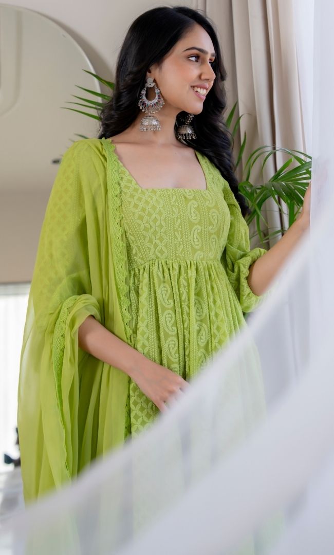 Noor-E-Green Anarkali