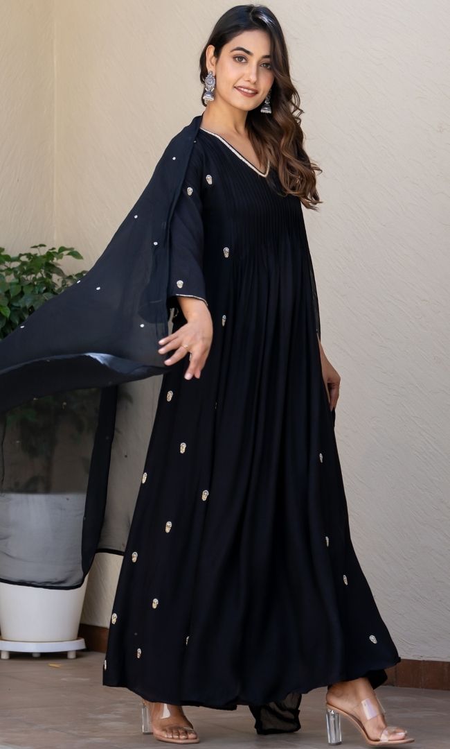 Ebony Black Suit Set