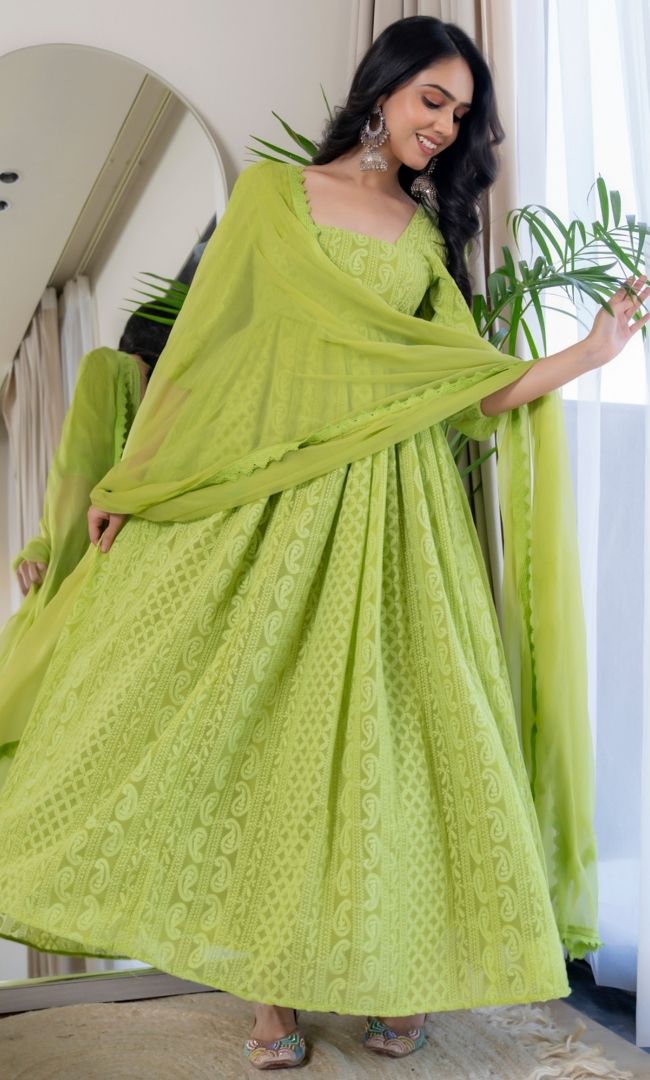 Noor-E-Green Anarkali