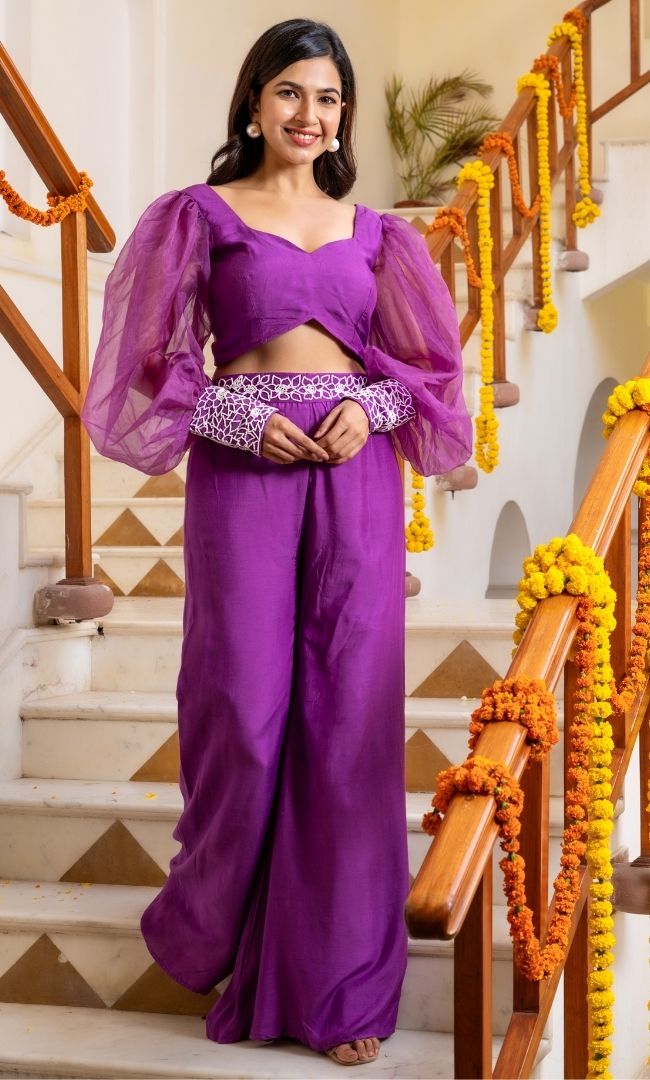 Iris Purple Co-ord Set