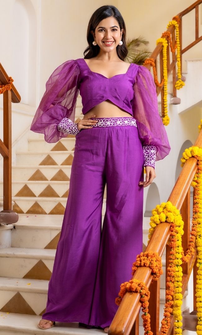 Iris Purple Co-ord Set