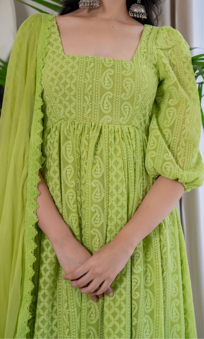 Noor-E-Green Anarkali
