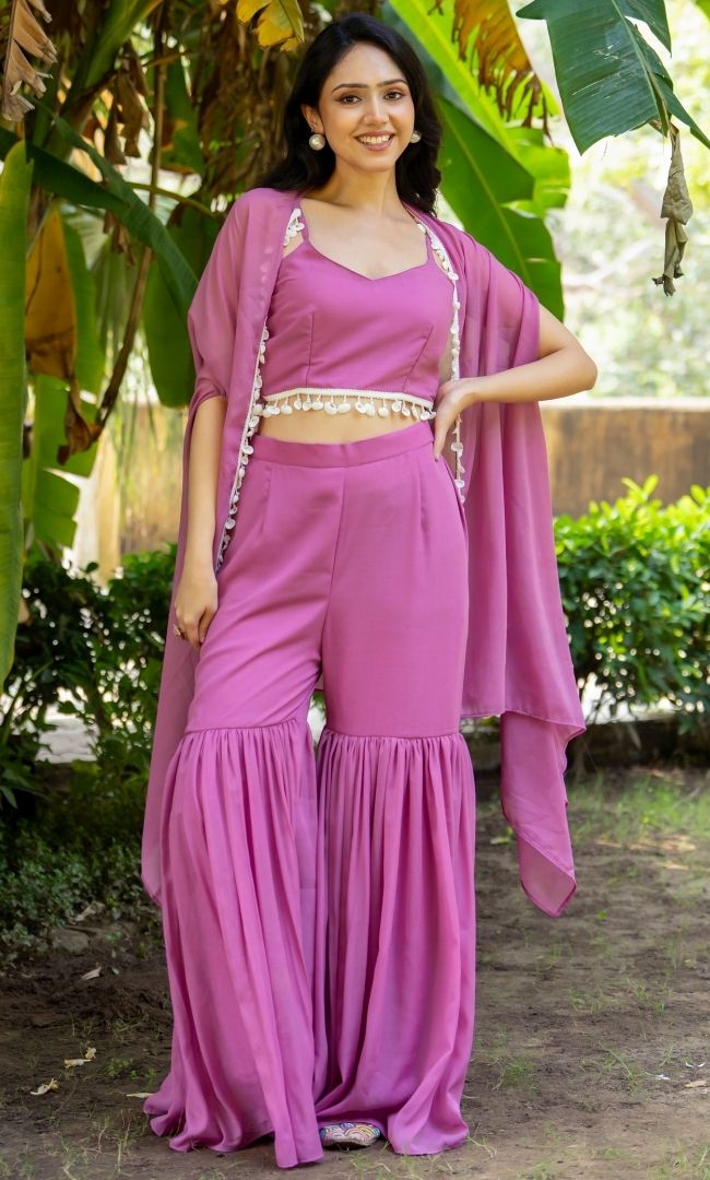 Ballet Georgette Shrug Set