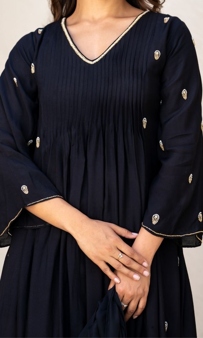 Ebony Black Suit Set