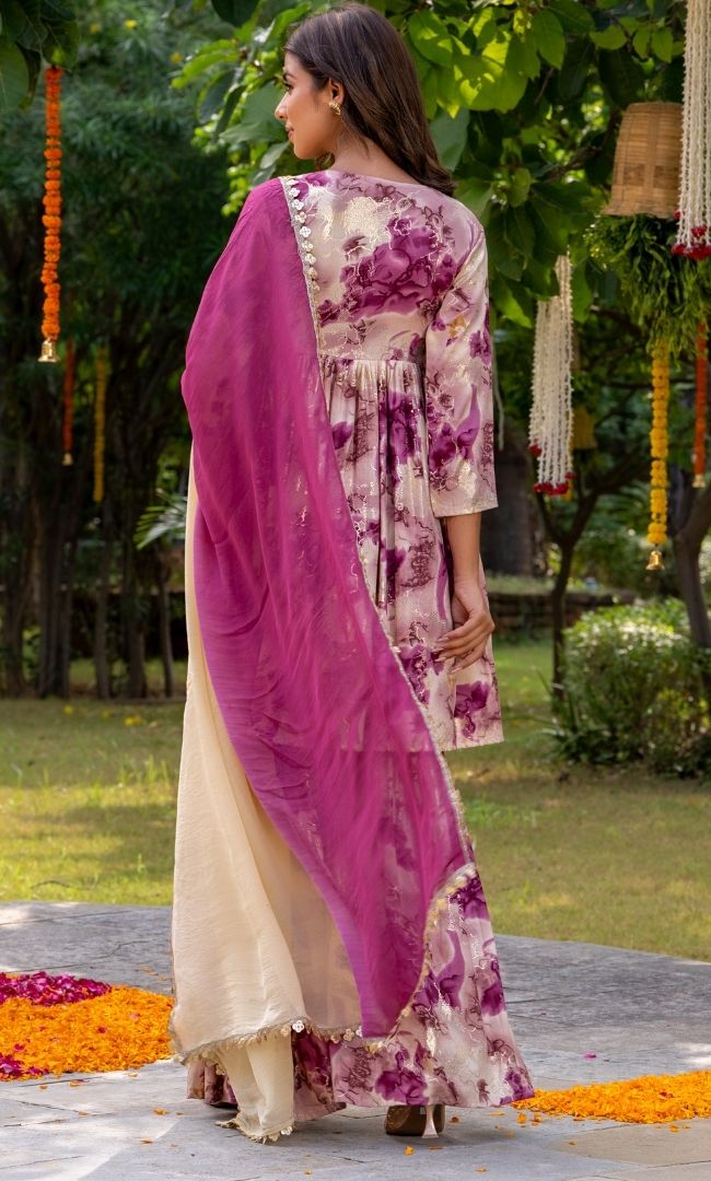 Weatherwave Wine sharara set