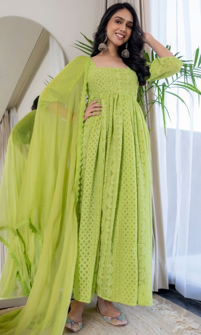 Noor-E-Green Anarkali