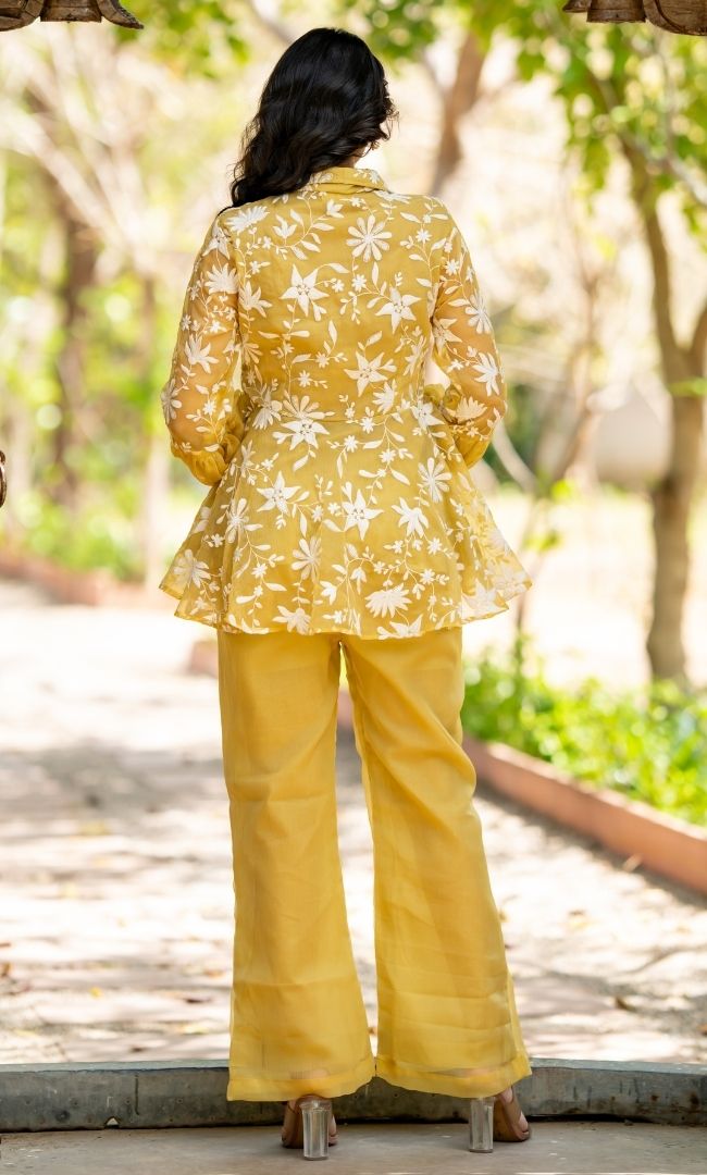 Heer Finch Chiffon Co-ord Set