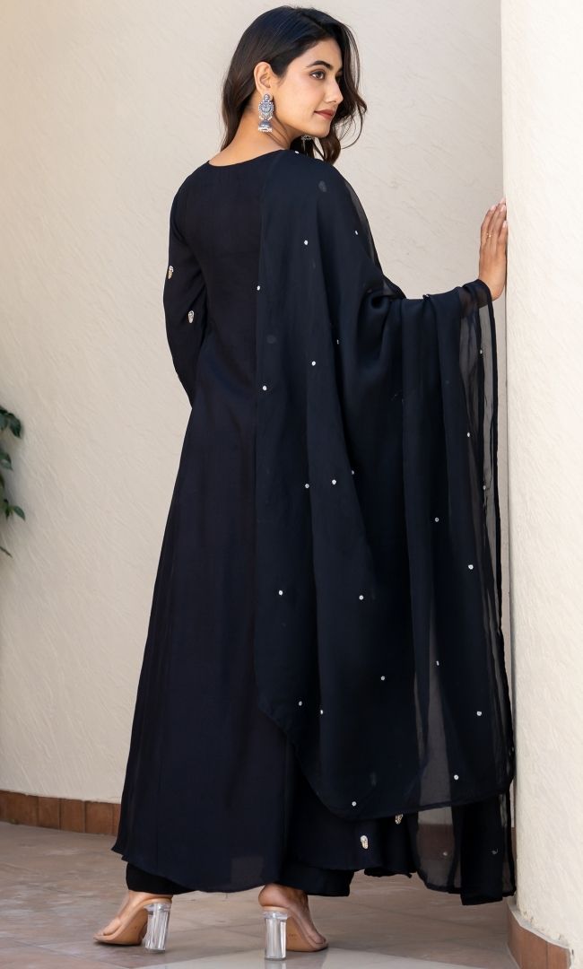 Ebony Black Suit Set
