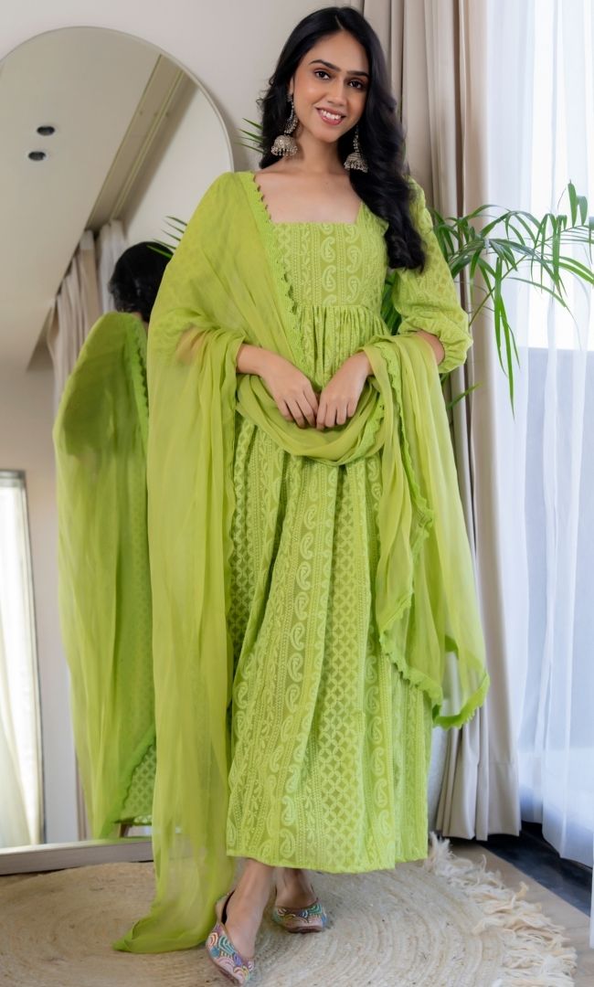 Noor-E-Green Anarkali