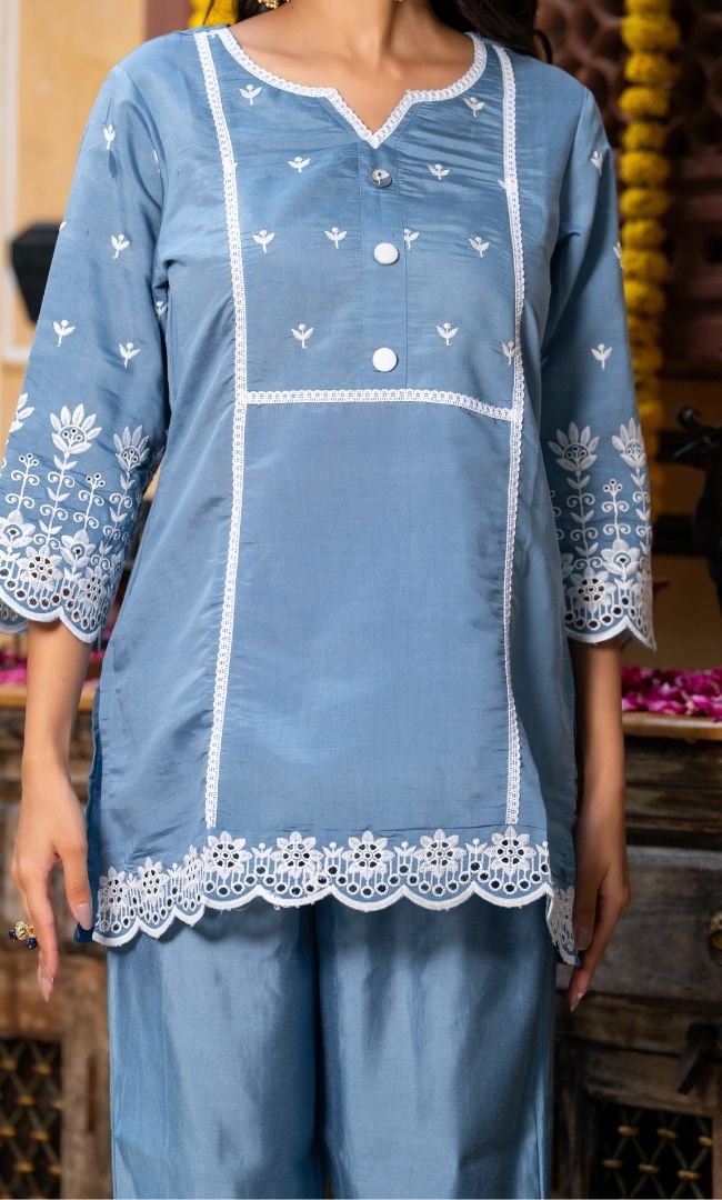 Baby Blue Co ord Set