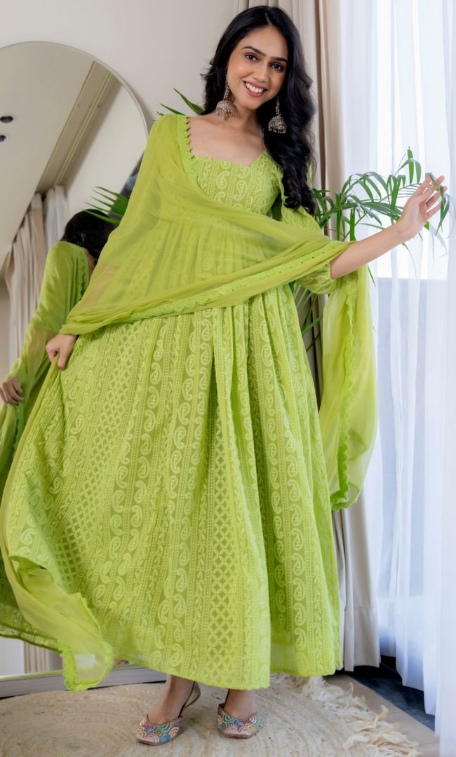 Noor-E-Green Anarkali