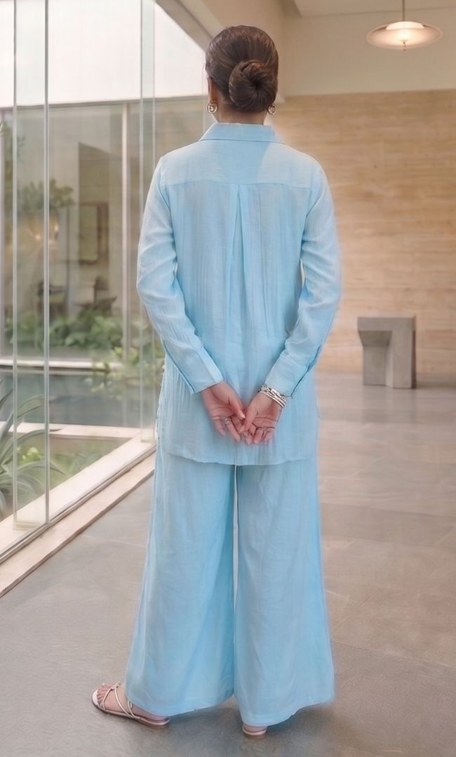 Aqua Blue Co-ord Set
