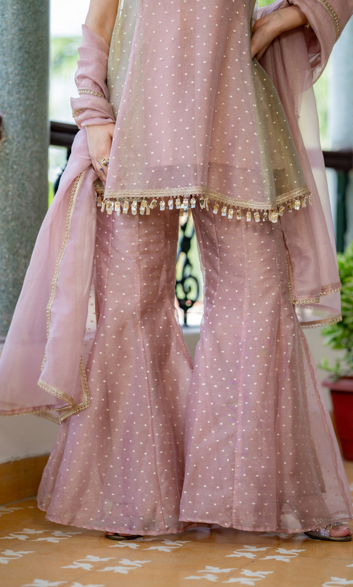 Nayan Dusty Pink Suit Set