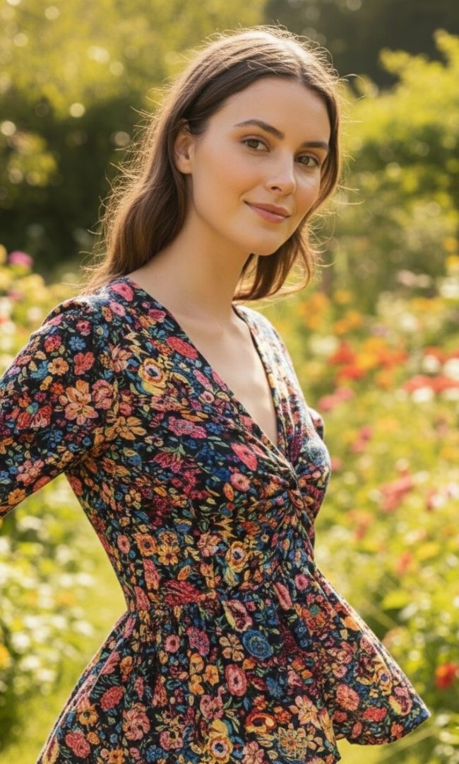 Rosemary Floral Top
