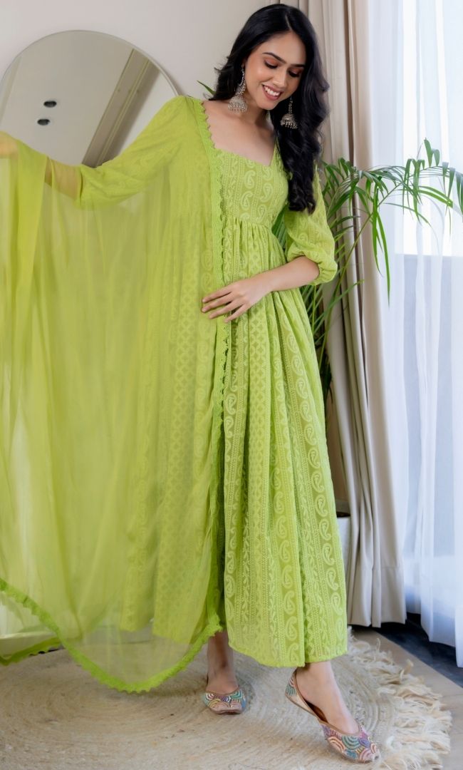 Noor-E-Green Anarkali