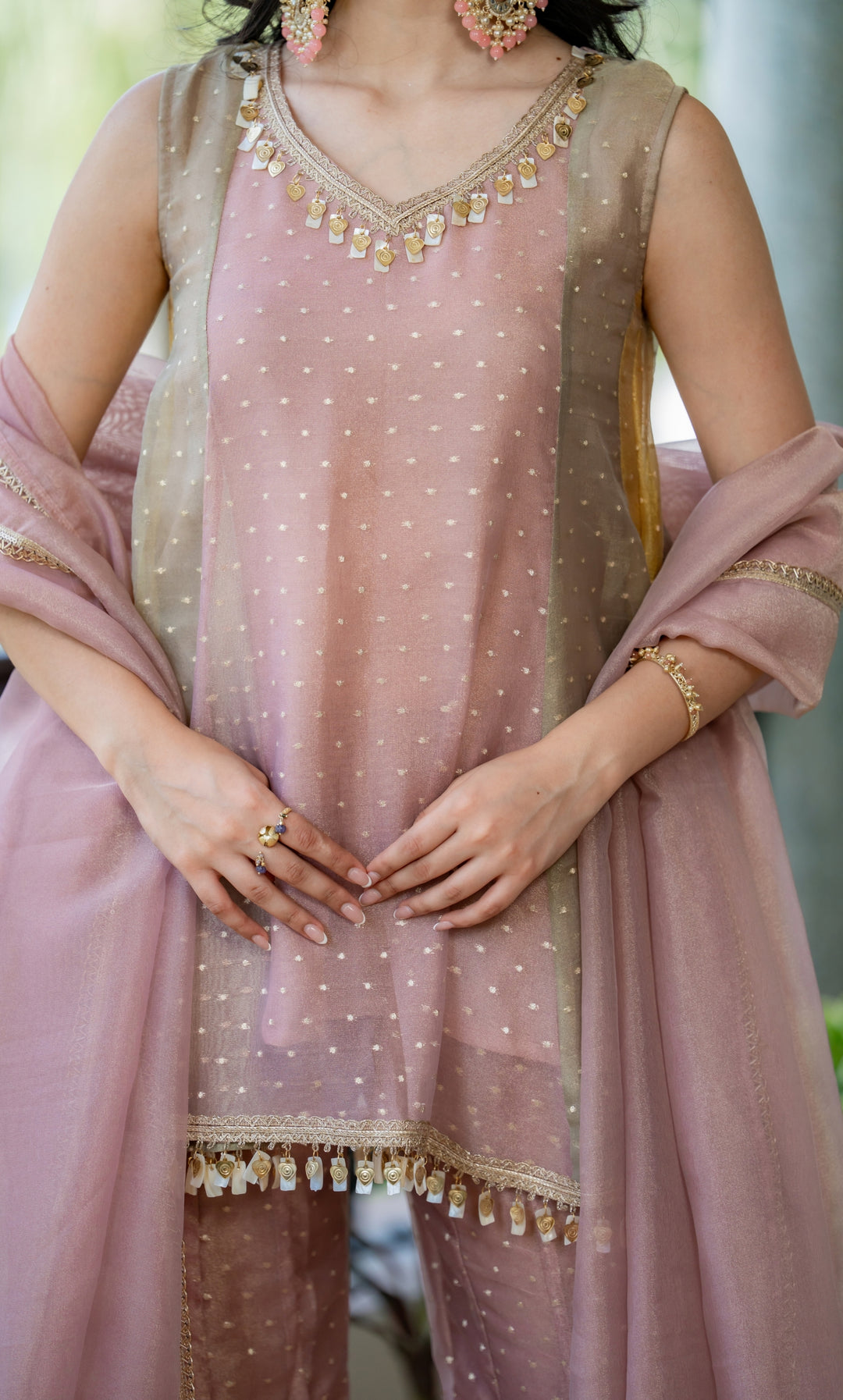 Nayan Dusty Pink Suit Set