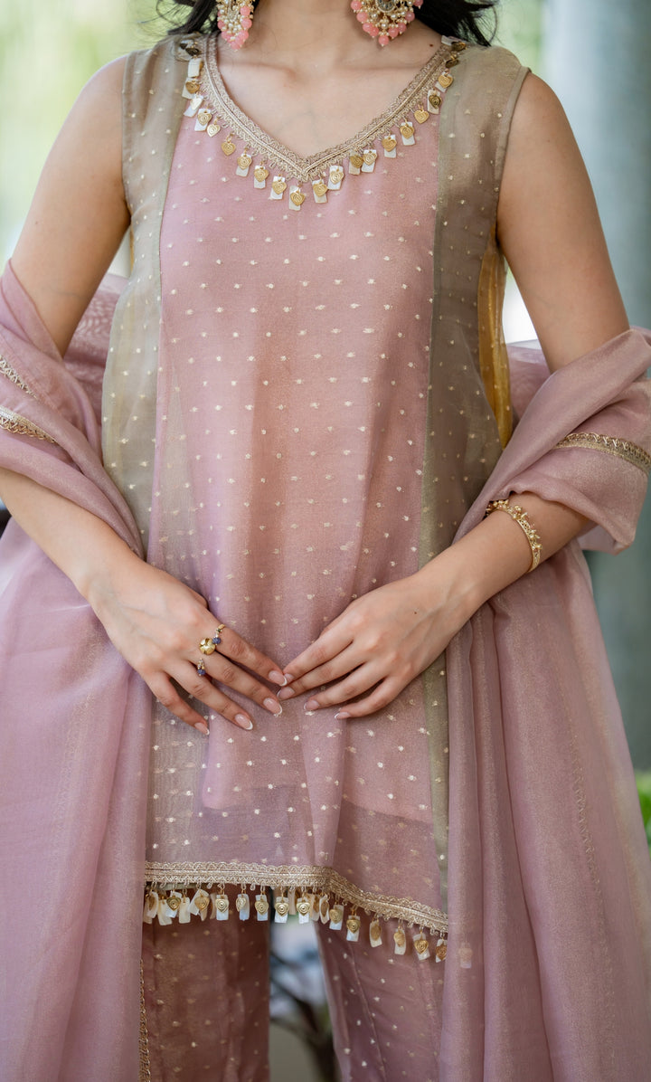 Nayan Dusty Pink Suit Set