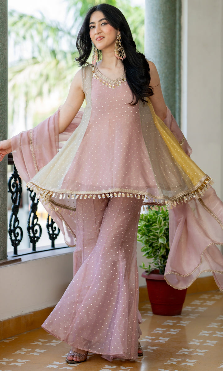 Nayan Dusty Pink Suit Set