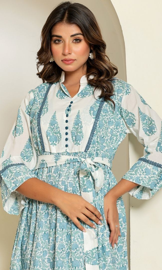 Costal Calm Cotton Dress
