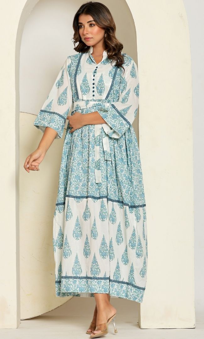 Costal Calm Cotton Dress