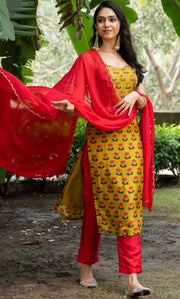 Harvika Green Suit Set