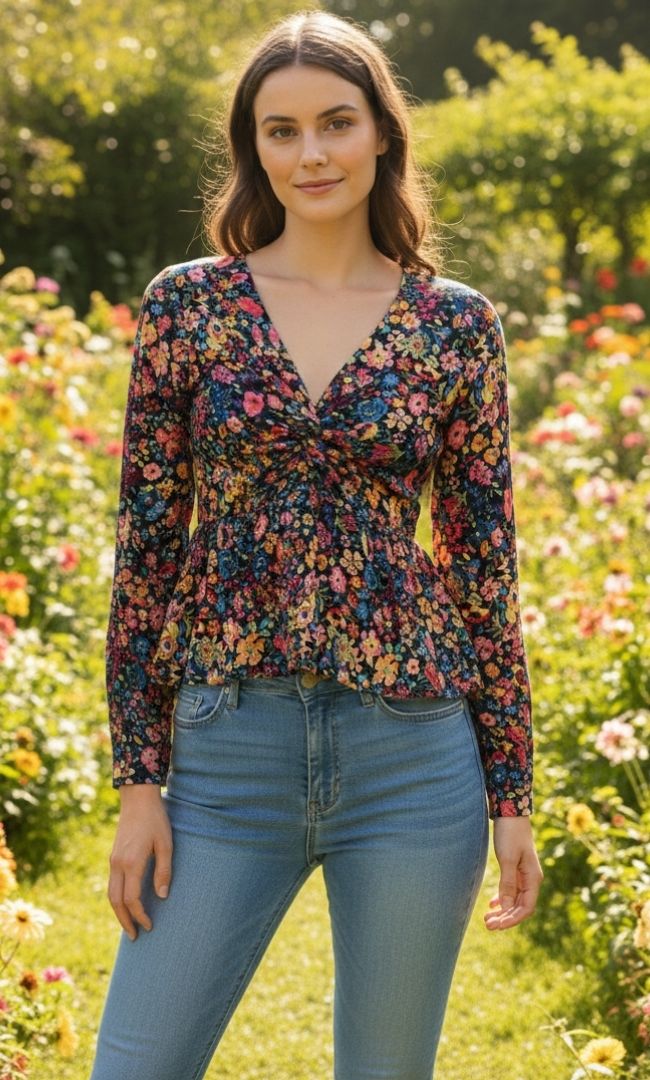 Rosemary Floral Top