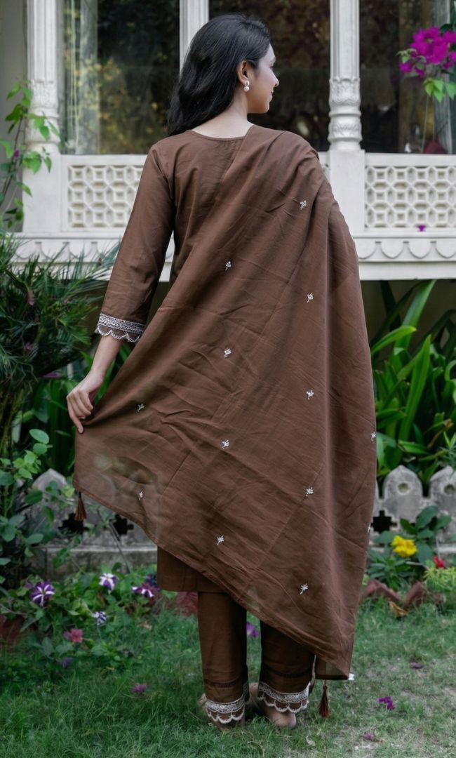 Mud Brwon Suit Set