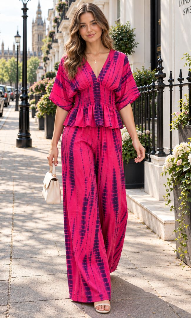 Fuchsia Bloom Co-ord Set