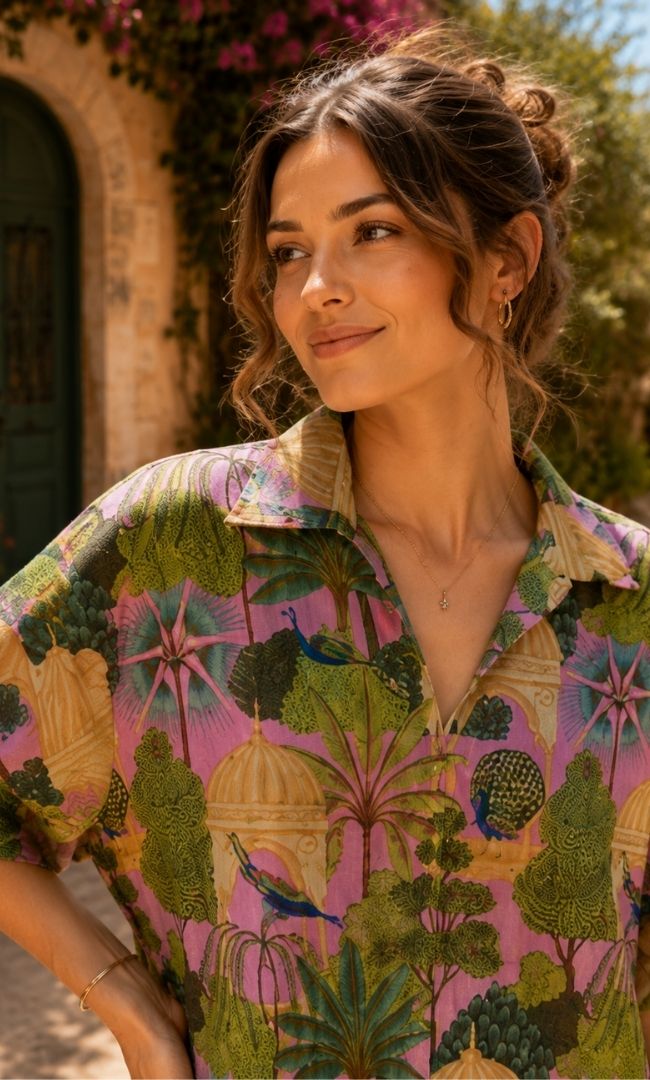 Summer Garden Print Dress