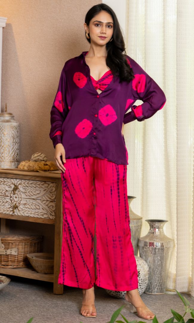 Radiance Plum Co ord Set