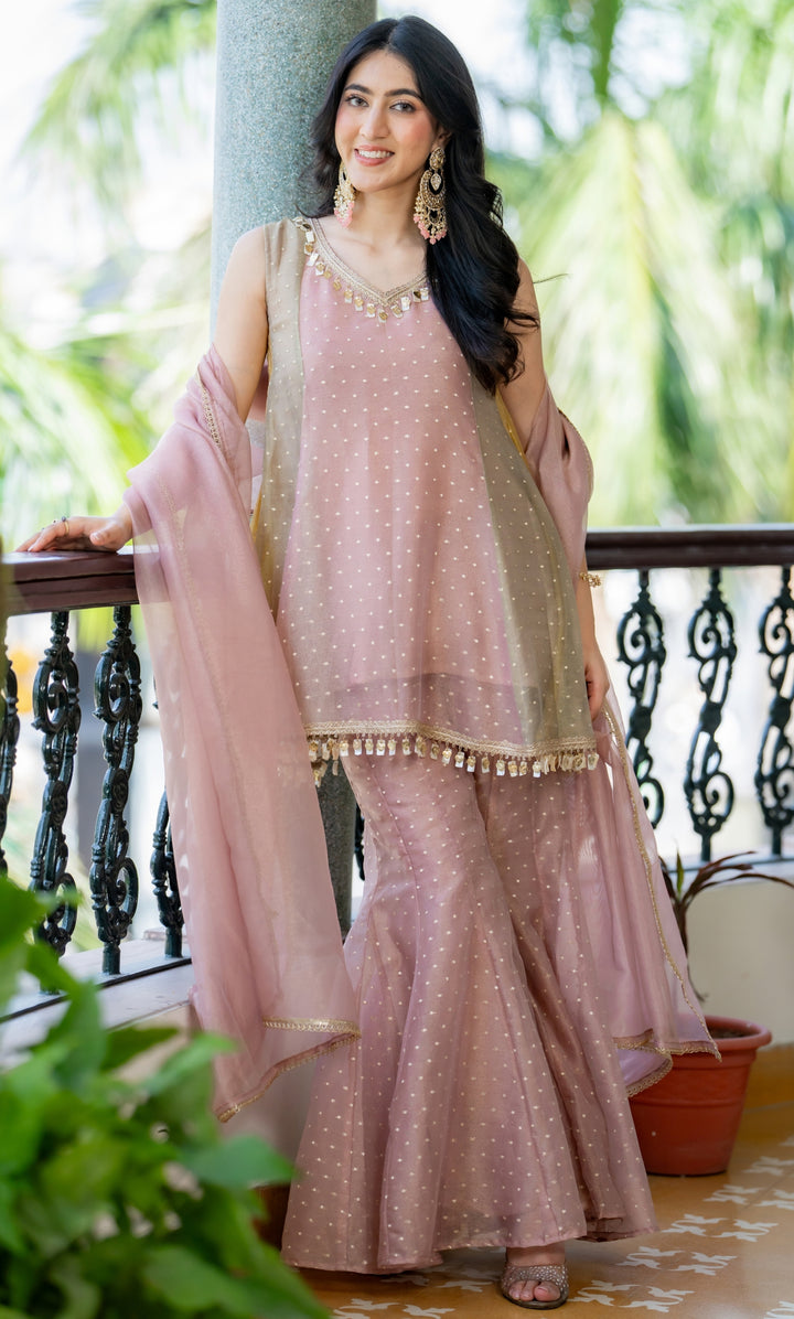 Nayan Dusty Pink Suit Set