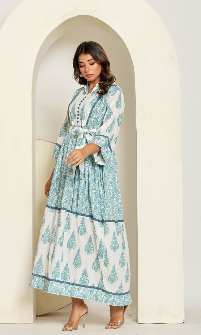 Costal Calm Cotton Dress