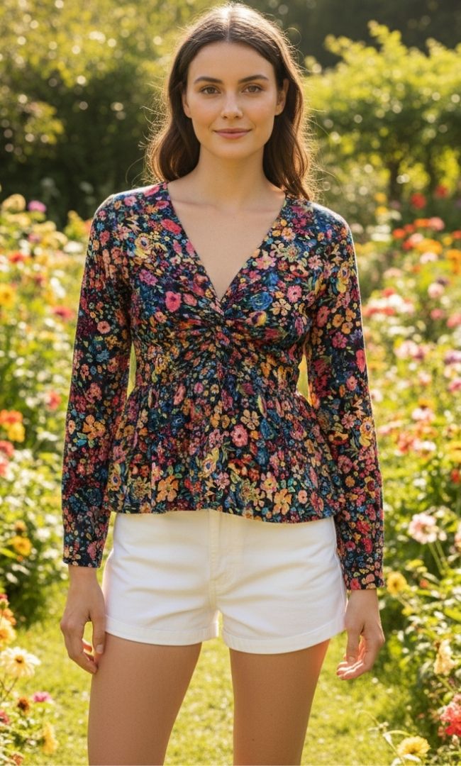 Rosemary Floral Top