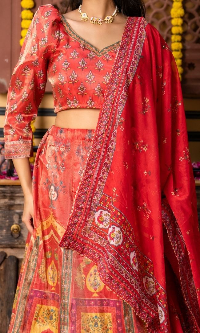 Yesha Pink Lehenga Set