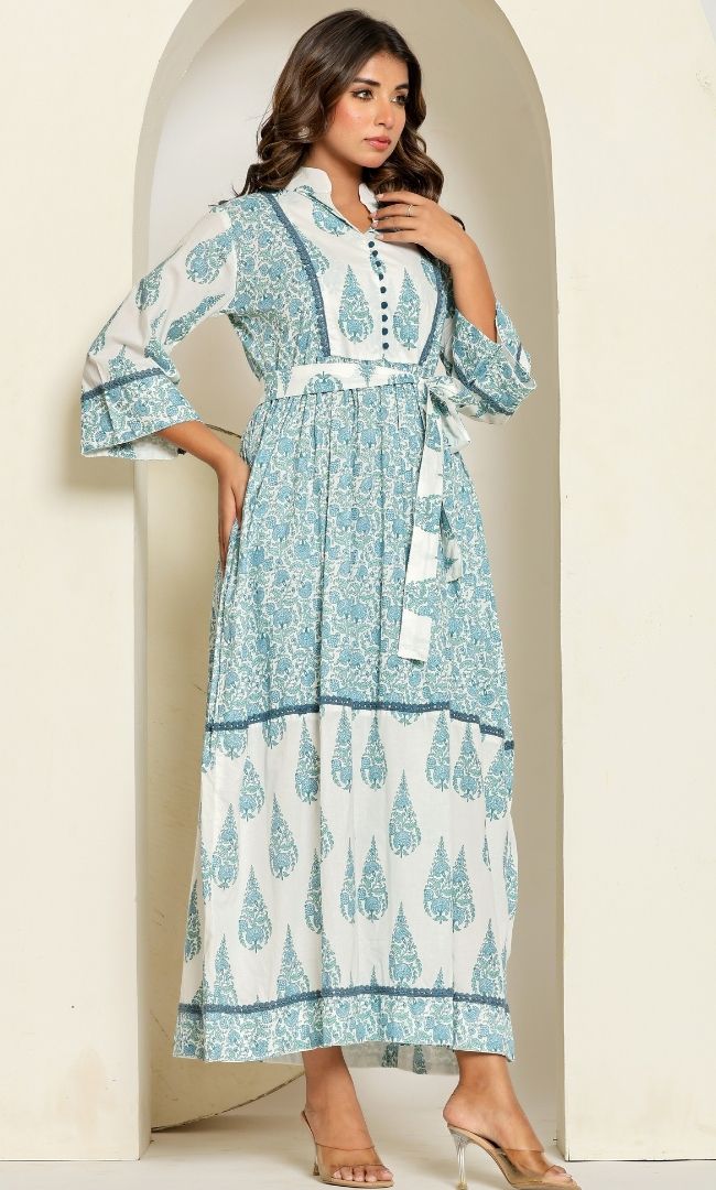 Costal Calm Cotton Dress