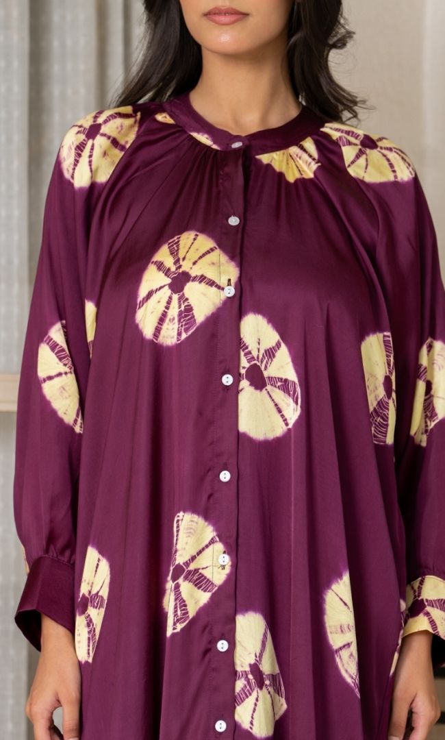 Dream of Dusk Shibori Dress