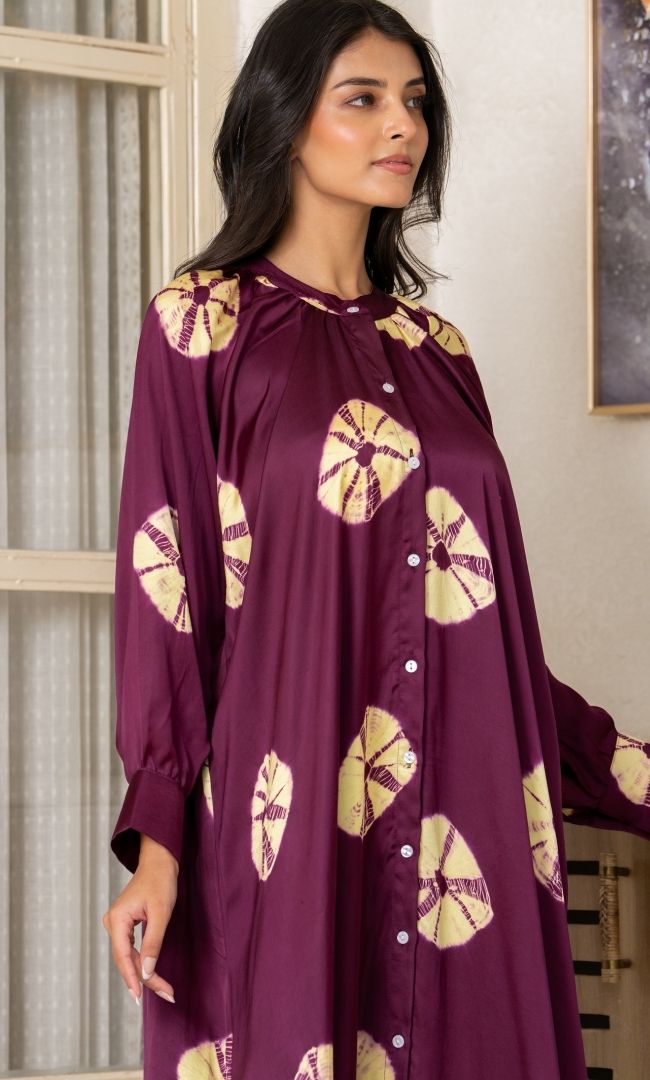 Dream of Dusk Shibori Dress