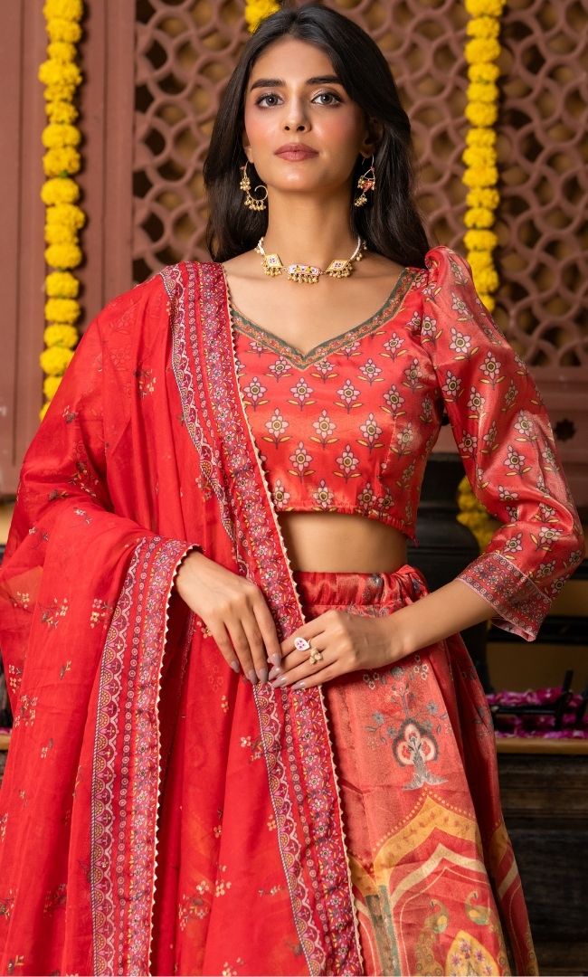 Yesha Pink Lehenga Set