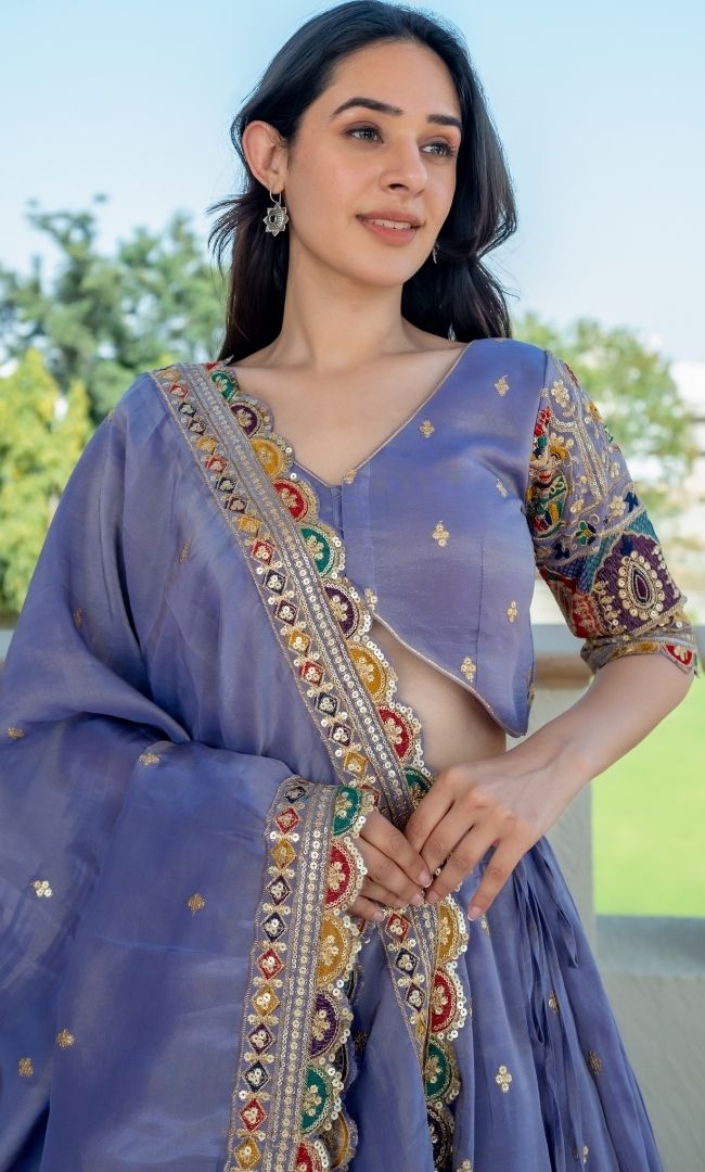 Rajshree Lilac Lehenga Set
