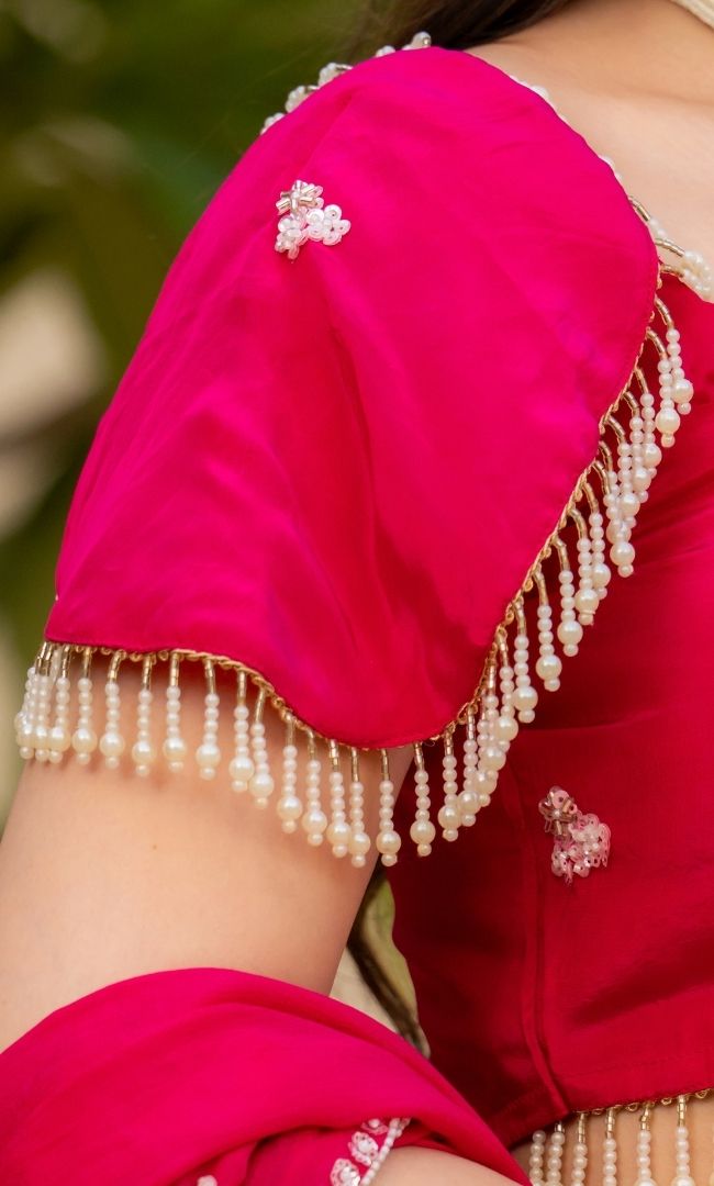 Ruh Pink Embellished Lehenga Set