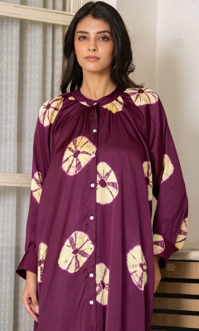 Dream of Dusk Shibori Dress
