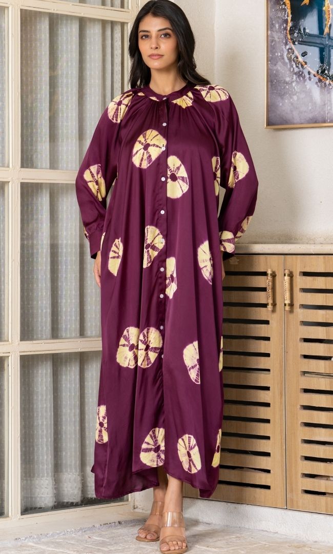 Dream of Dusk Shibori Dress