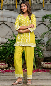 Saba Green Kurta Set